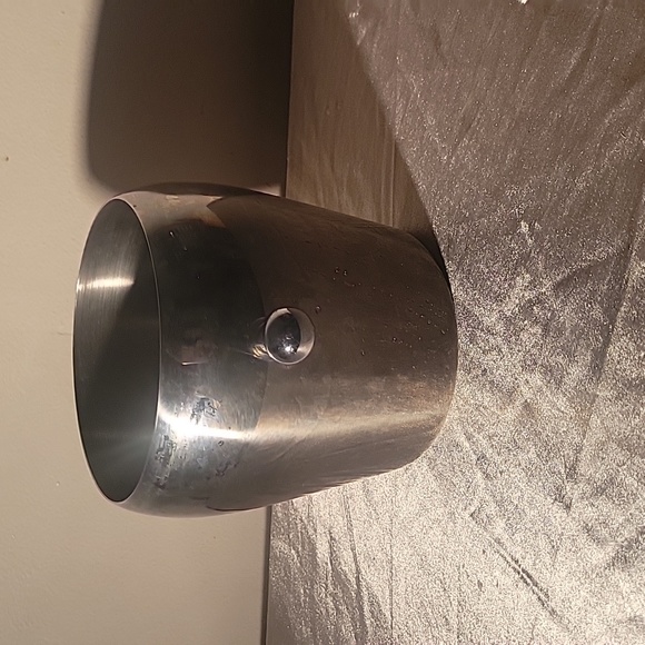 Towle Retro Stainless Steel Ice Bucket Silver Barware Wedding Gift - Picture 5 of 9